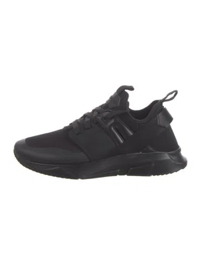 Pre-owned Tom Ford Mesh Athletic Sneakers In Black/green