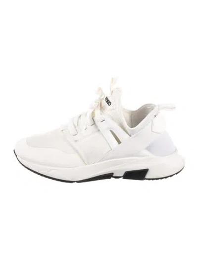 Pre-owned Tom Ford Mesh Athletic Sneakers In White