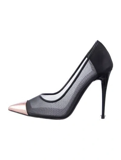 Pre-owned Tom Ford Mesh Colorblock Pattern Pumps In Multi