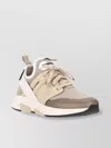 Tom Ford Mens Beige Jago Mesh-woven Low-top Trainers In Burgundy