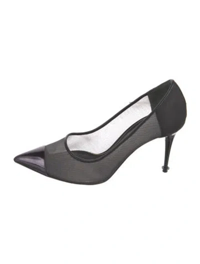 Pre-owned Tom Ford Mesh Pumps In Black