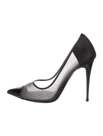 Pre-owned Tom Ford Mesh Pumps In Black