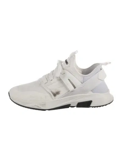 Pre-owned Tom Ford Mesh Sneakers In White