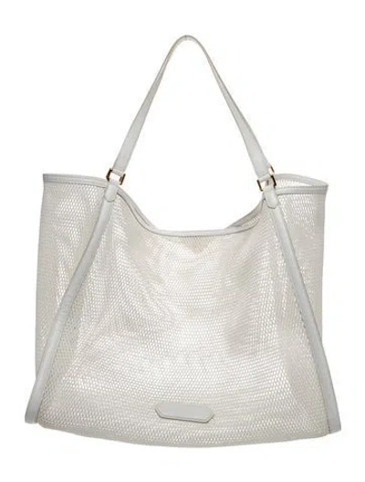 Pre-owned Tom Ford Mesh Tote In White