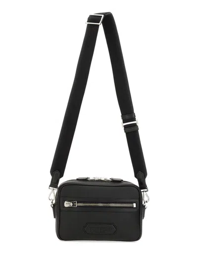 Tom Ford Messenger Bag "traveller" Small In Black