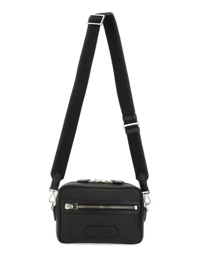 Tom Ford Messenger Bag "traveller" Small In Black