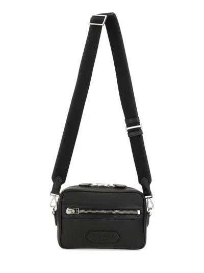 Tom Ford Messenger Bag "traveller" Small In Black