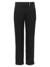 Tom Ford Metal Bar Detailed Straight-leg Pants