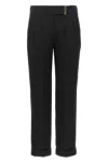 Tom Ford Metal Bar Detailed Straight-leg Pants