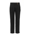 Tom Ford Metal Bar Detailed Straight-leg Pants In Black