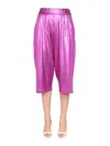 TOM FORD METALLIC EFFECT BERMUDA SHORTS