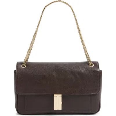 Tom Ford Mia Chain Shoulder Bag In Espresso