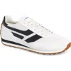 Tom Ford Mick Suede And Mesh Sneakers Shoes In 5w023 White/black/amber