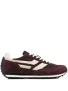 Tom Ford Mesh And Leather-trimmed Suede Sneakers In Brown