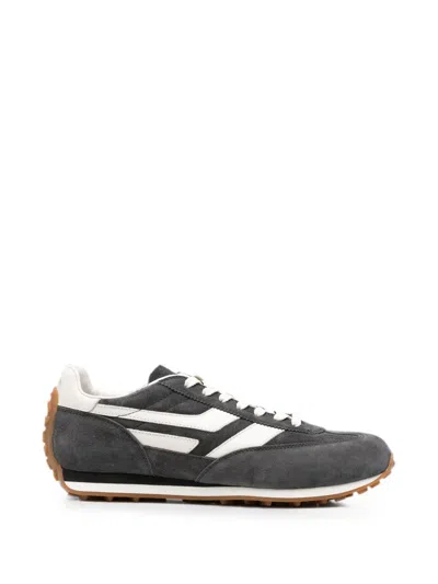 Tom Ford Mick Low-top Suede Calf Leather Sneakers In Black