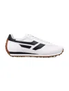 Tom Ford Mick Suede And Mesh Sneakers Shoes In Optic White
