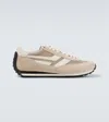 Tom Ford Brook Suede Low Top Sneakers Rubber Sole In Multi