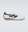 TOM FORD MICK SUEDE-TRIMMED SNEAKERS