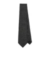 Tom Ford Micro Dot On Weave Silk Tie Accessories