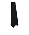 Tom Ford Micro Dot On Weave Silk Tie Accessories