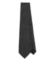 Tom Ford Micro Dot On Weave Silk Tie Accessories