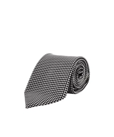 Tom Ford Micro Pattern Tie In Black