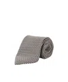 Tom Ford Micro Pattern Tie In Gray