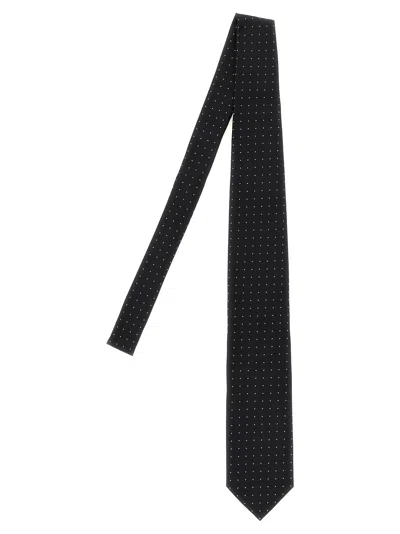 Tom Ford Micro Polka Dot Tie Ties And Papillon Black