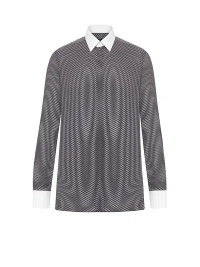 TOM FORD MICROFANTASY COTTON SHIRT