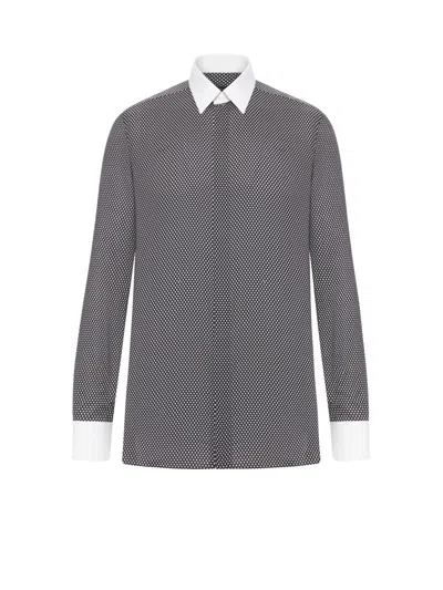 TOM FORD MICROFANTASY COTTON SHIRT