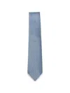Tom Ford Micro-patterned Tie In Blue