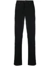 Tom Ford Denim Jeans With Belt Loops And Five-pocket Style In Black