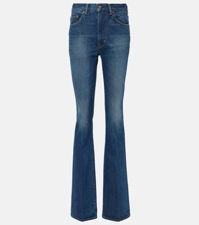 Tom Ford Mid-rise Flared Jeans In Blue