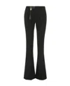 Tom Ford Mid-rise Flared Trousers In Black