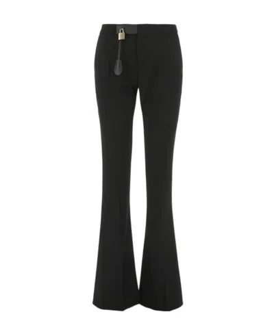 Tom Ford Mid-rise Flared Trousers In Nero