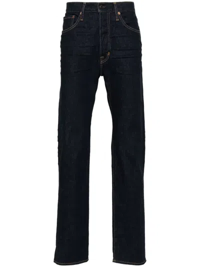 Tom Ford Mid-rise Slim-fit Jeans In Blue