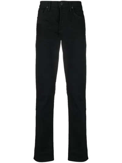 Tom Ford Mid Rise Slimfit Jeans In Negro