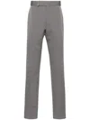 Tom Ford Mid-rise Tailored Trousers In Grey