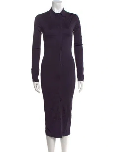 Pre-owned Tom Ford Midi Length Dress In Purple