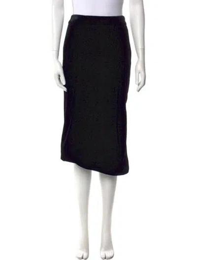 Pre-owned Tom Ford Midi Length Skirt In Black