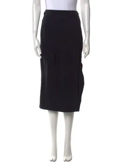 Pre-owned Tom Ford Midi Length Skirt In Black