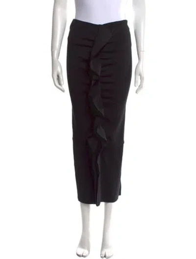 Pre-owned Tom Ford Midi Length Skirt In Black