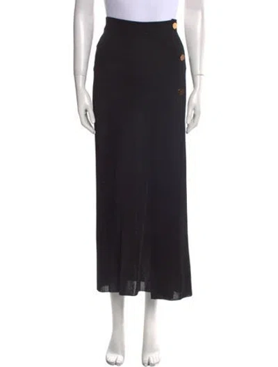 Pre-owned Tom Ford Midi Length Skirt In Black