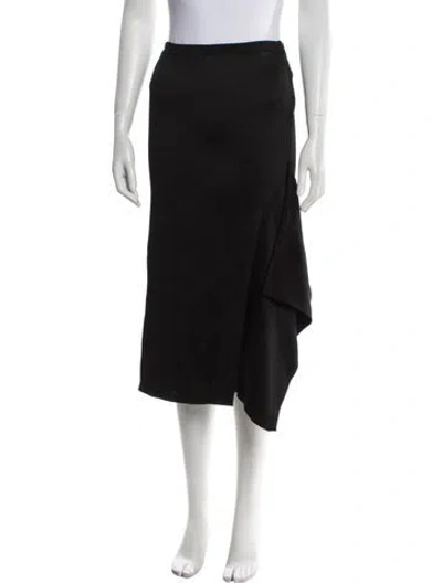 Pre-owned Tom Ford Midi Length Skirt In Black