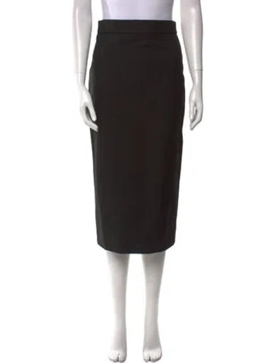 Pre-owned Tom Ford Midi Length Skirt In Black