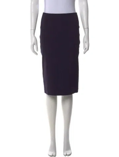 Pre-owned Tom Ford Midi Length Skirt In Black