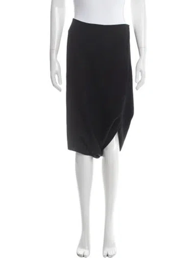 Pre-owned Tom Ford Midi Length Skirt In Black
