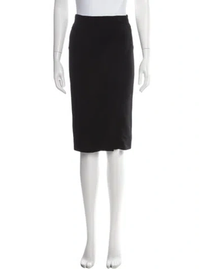 Pre-owned Tom Ford Midi Length Skirt In Black
