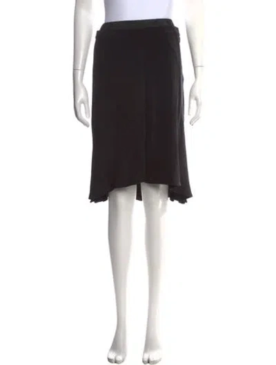 Pre-owned Tom Ford Midi Length Skirt In Black