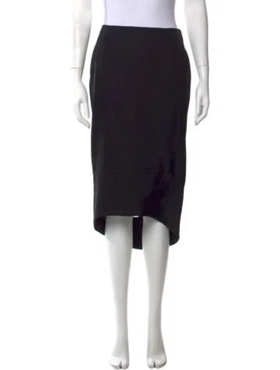 Pre-owned Tom Ford Midi Length Skirt In Black